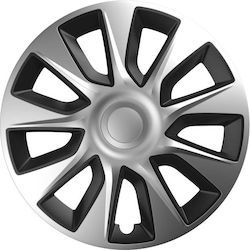 Versaco Stratos Τάσια 17" Ασημί 4τμχ