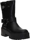 Women's Ankle Boots with Medium Heel Black