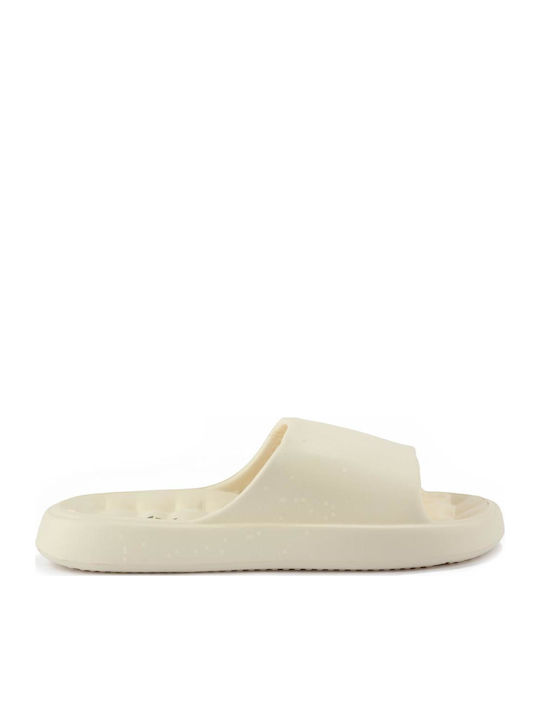 Fshoes Herren Slides Beige
