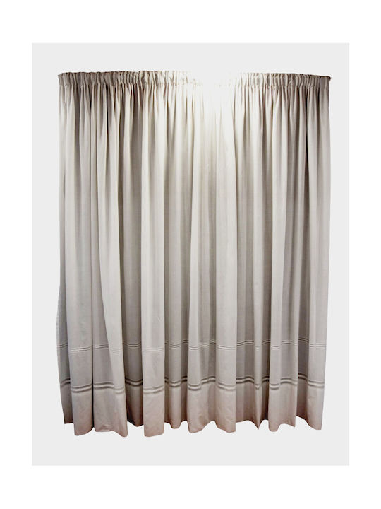 Decotelia Sewn Curtain 2 1 Tunnel Tape White Etamine 1505 300x270