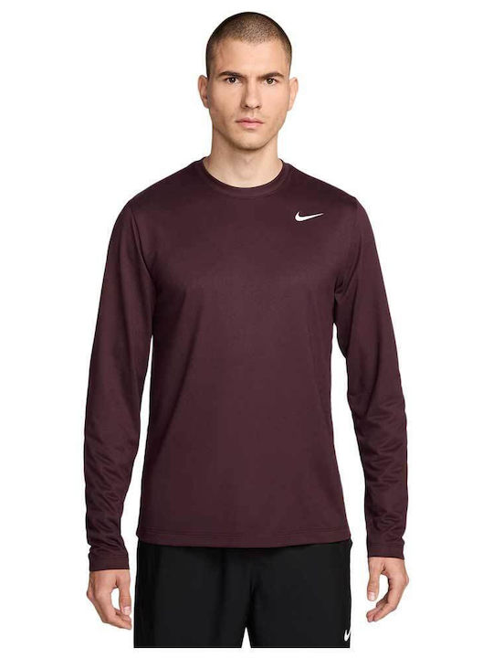 nike dri fit burgundy