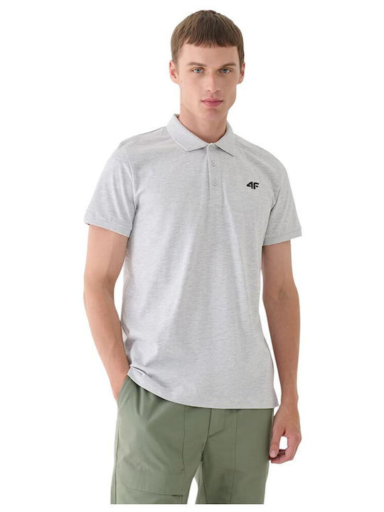 4F 4F Herren Polo T-Shirt Grau