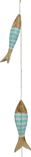 Kaemingk Decorative Handmade Wooden Garland 100x100cm Various Designs