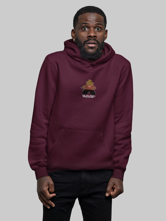 Freddy Krueger Meeple Hoodie Burgundy