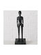 Clemont Handmade Decorative Female Figure Resin 23 cm Black