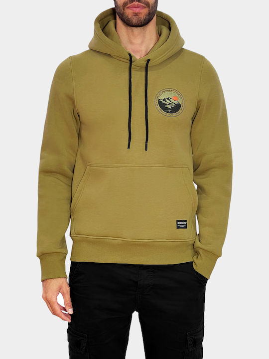 3Guys Суитшърт Light Khaki