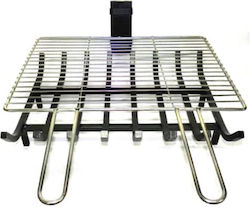 GTMED Metallisch Kaminrost Skewed ohne Aschenbecher 50x37cm GTMED Metallisch Kaminrost Skewed ohne Aschenbecher 50x37cm