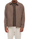 Long Sleeve Checked Overshirt