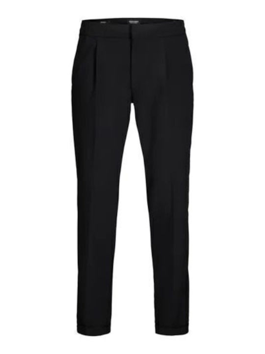 Jack & Jones Панталон Чино Еластичен Black