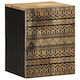 vidaXL Holz Badezimmerschrank B38xT33.5xH48cm Schwarz
