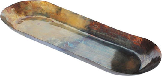 Atmosphera Metallic Decorative Platter Bronze 57x21.5x8cm