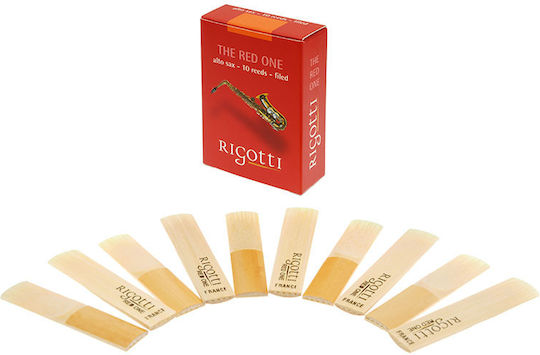 Rigotti Gold Classic Red One Alto Sax Reeds 3 Pack