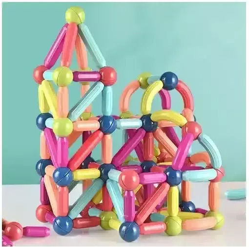 KidsArt Μαγνητικό Παιχνίδι Κατασκευών για Παιδιά 3+ Ετών