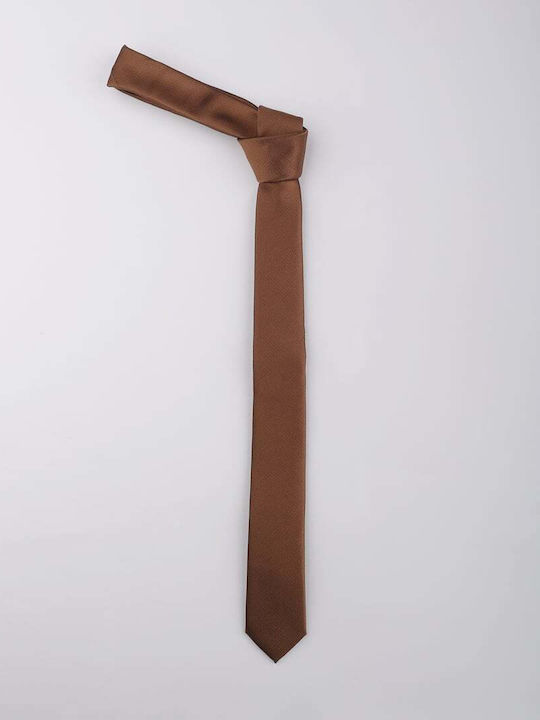 Diego Conte Men's Tie Printed in Brown Color