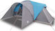 vidaXL Camping Tent Tunnel Blue 3 Seasons for 6...