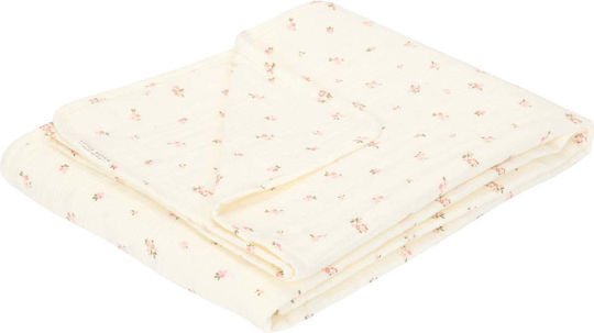 Little Dutch Blanket Cot Beige Fairy Blossom 110x140cm LD-