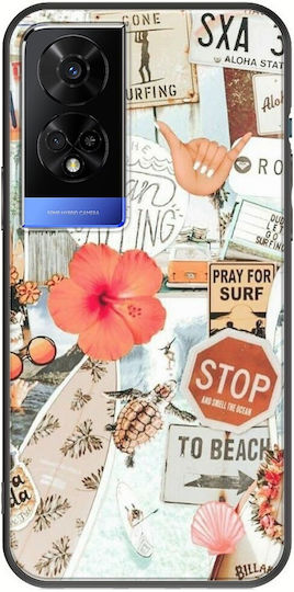 Surfing Tcl 50 5g Black TPU Black Silicone