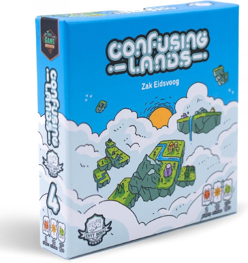 Board Game Confusing Lands for 2 Players 10+ Years Old Envy Born Games