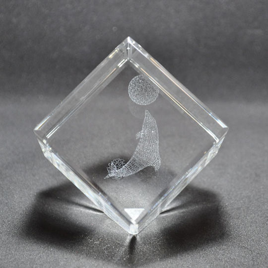 Decorative Crystal Dolphin 5x5x5cm Pol 5112185