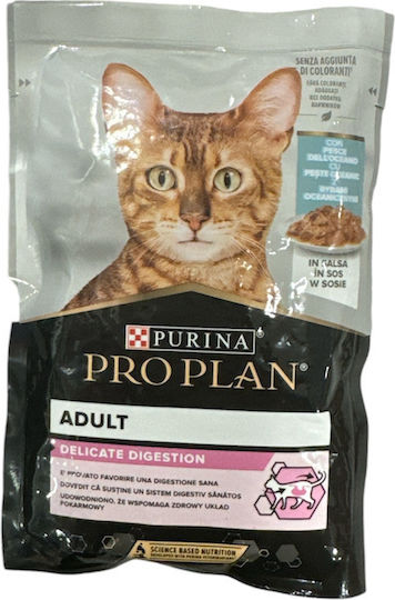 Pro Plan Hrana Pentru Pisici Pentru Pisici Adulte În Pliculeț Cu Pește 85gr
