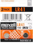 Maxell Алкални Батерии За часовници LR41 1.5V 2бр
