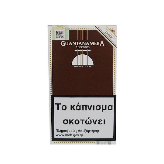 Guantanamera Decimos 5' Țigări de foi Cuba 5buc 134mm