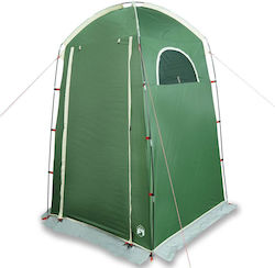 vidaXL Къмпинг Сцена Тоалетна Зелена 150x150x230см