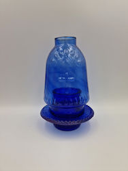 Tisch-Glas-Vigilöl-Lampe Blau