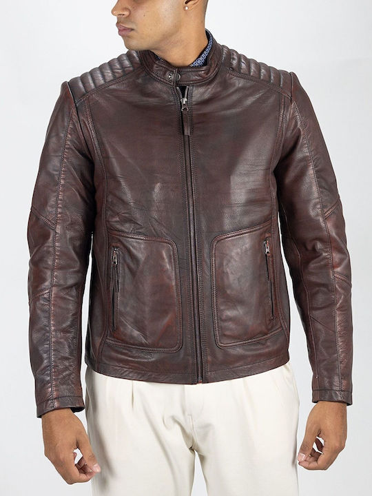 Lupo Nero Lederjacke Brown