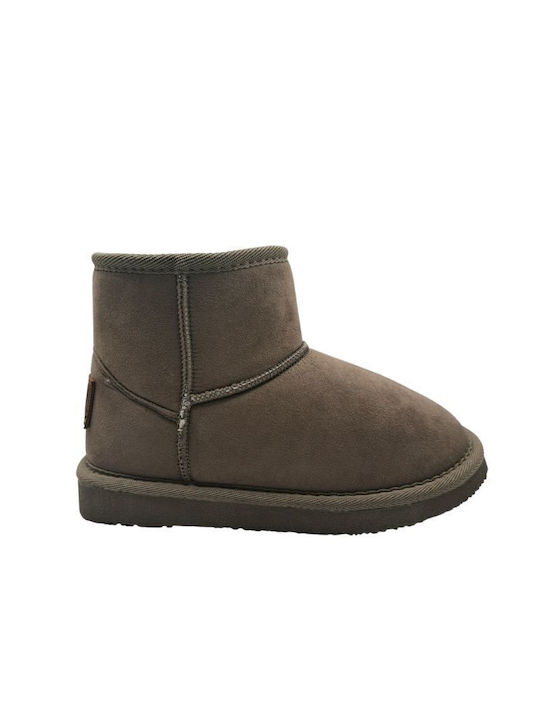 Conguitos Kids PU Leather Boots Brown