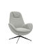 Flago Sessel Drehbar Light Grey 85x88x103.5cm