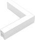 Inlight Track Connector for Lighting Fixtures White L006-White