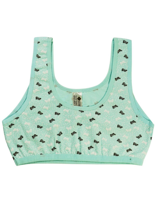 Biyo Butterflies Kids' Bralette Turquoise