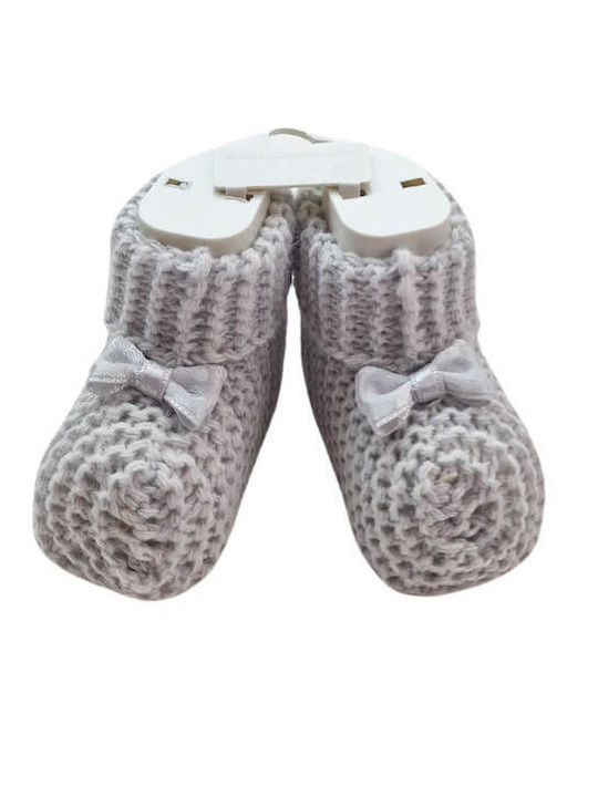 Bebepaidika Baby Slippers Gray