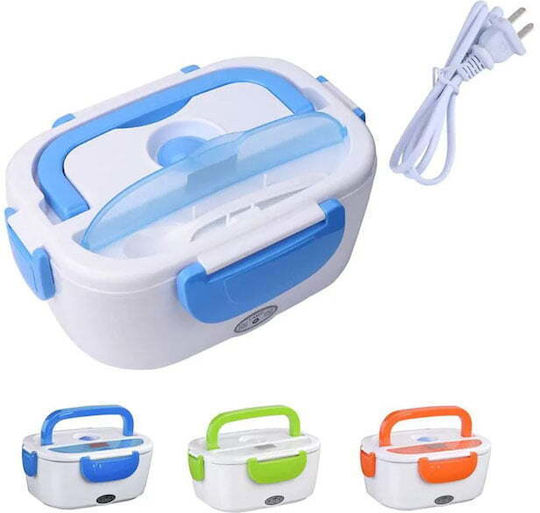 Elektrische Behälter Lunchbox Kunststoff Rot 1Stück