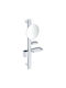 Ideal Standard Single Wall-Mounted Bathroom Rail ​70x70cm Silver