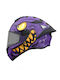 MT Targo S Angeldemon B8 Purple gloss Κράνος Μηχανής Full Face DOT / ECE 22.06 1450gr