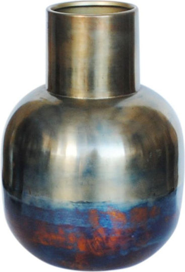 Βάζο Μεταλλικό Bronze Φ21η29cm