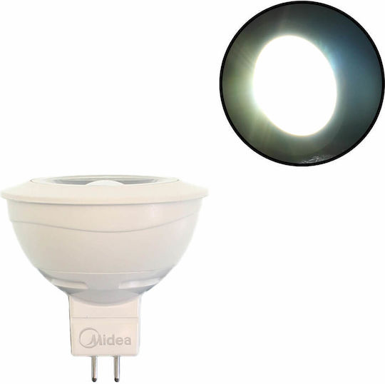 Midea Λάμπα LED 5W για Ντουί GU5.3 Ψυχρό Λευκό 360lm