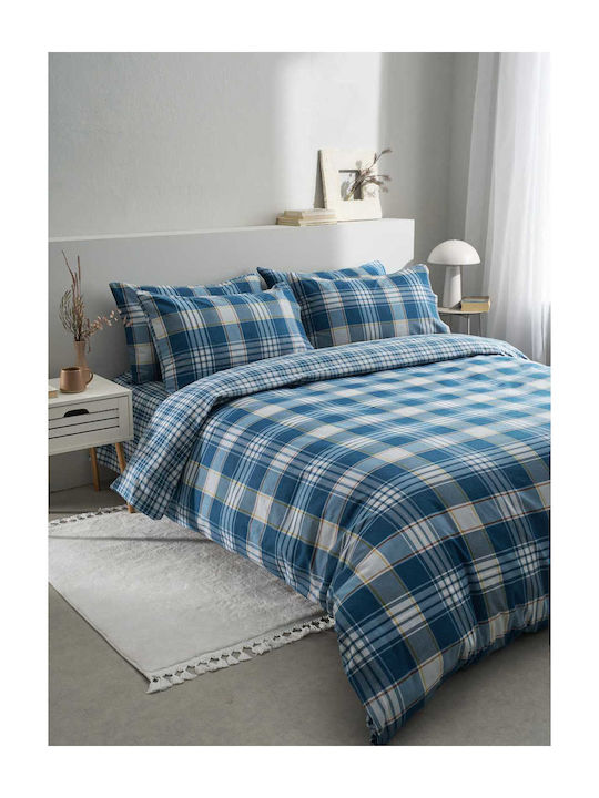Vesta Home Σετ Παπλωματοθήκη Βαμβακερή 170x240c...