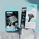 Treqa FM Transmitter Autovehicul cu Bluetooth / USB / Type-C