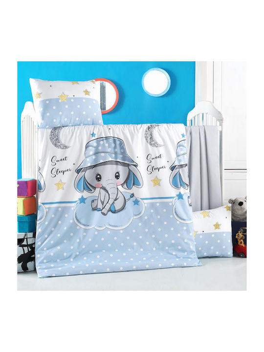 Beauty Home Baby Cotton Pillowcases Set Light B...
