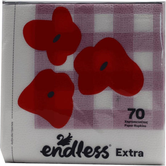 Endless Endless 70 Μονόφυλλες Lila Papierservietten