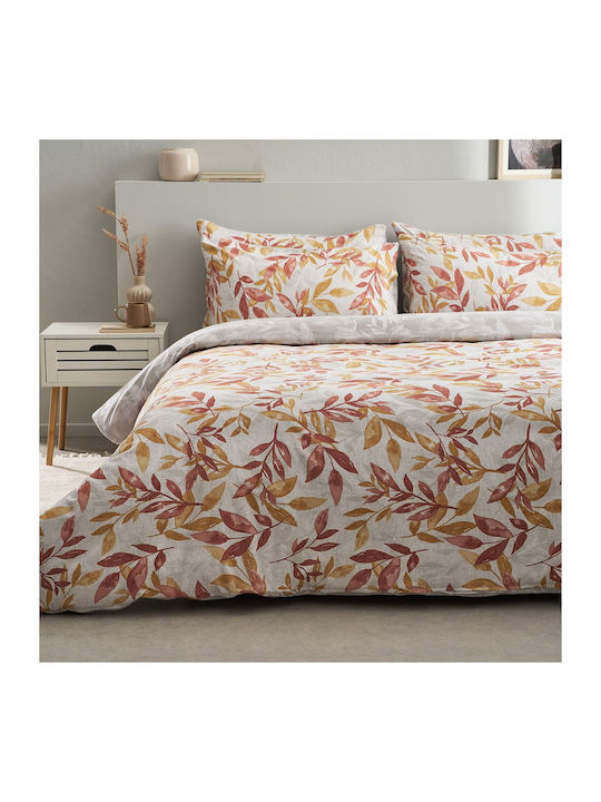 Vesta Home Bettwäsche-Set Überdoppel mit Gummiband 160x200+40cm. Aspa Gray 4Stück