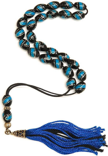 Roloi Komboloi Ebony Worry Beads Multicolour 34cm