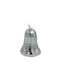 Hanging Bell Ornament Silver 5x10cm