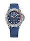 Wenger Men's Watch Battery with Blue Rubber Strap
