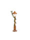 BigBuy Decorative Lamp Vase Battery Green