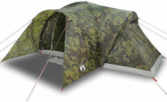 vidaXL Camping Tent Tunnel 3 Seasons for 6 People 190cm
