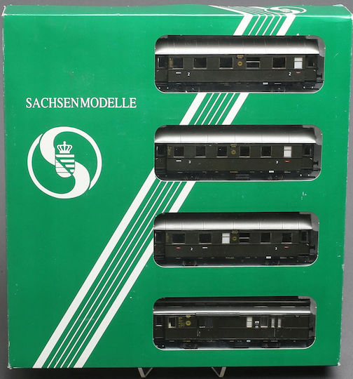Sachsenmodelle Four Branch Line Passenger Cars Drg Ho 1:87 14025